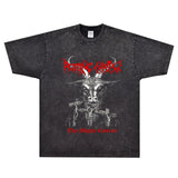 Rock Star T Shirt Rotting Christ T-shirt Rock Band American Retro Loose Vintage Short Sleeve