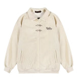Unisex Baseball Jersey Vintage Baseball Jacket Spring Fall Loose Couple Jacket