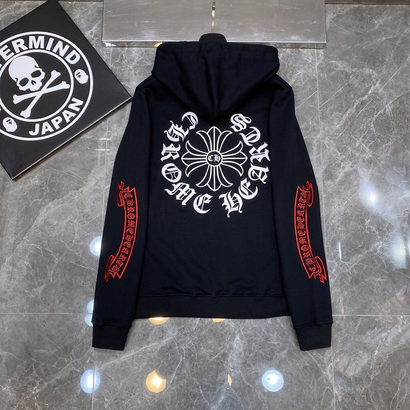 CHH Chrome Heart Hoodie Chrome Heart Crow Snowflake Cross Phantom Horseshoe Hooded