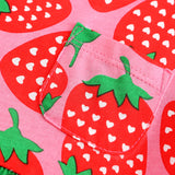Girl Dress Summer Girls' Dress Style Knitted Cotton Short Sleeve Cute Print