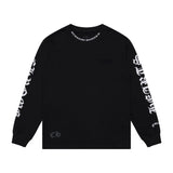 Chh Chrome Heart Long Sleeve Shirt Unisex Fashion Loose Long Sleeve Shirt
