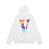 Vlone Hoodie Autumn/Winter Big V Letter Pullover Hooded