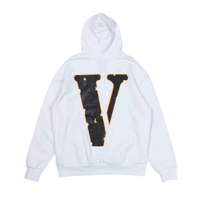 Vlone Hoodie autumn and winter big V pattern hooded sweater