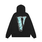 Vlone Hoodie Autumn/Winter Big V Letter Hooded Sweater