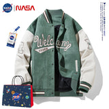 Nasa Jacket Men's Spring and Autumn Fashion Brand Hong Kong Style Coat Korean Style