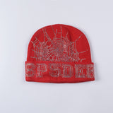 Sp5der Knitted Beanie Wool
