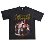 Rock Star T Shirt Behemoth Dark Metal Behemoth Rock Band Printed T-shirt Men and Women