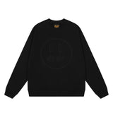 Drew House Sweatshirts Unisex Sketch Smiley Face Crew Neck Sweater