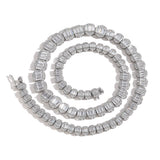 Zircon necklace gradient size zircon tennis chain