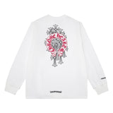 Chh Chrome Heart Long Sleeve Shirt Unisex Fashion Loose Long Sleeve Shirt