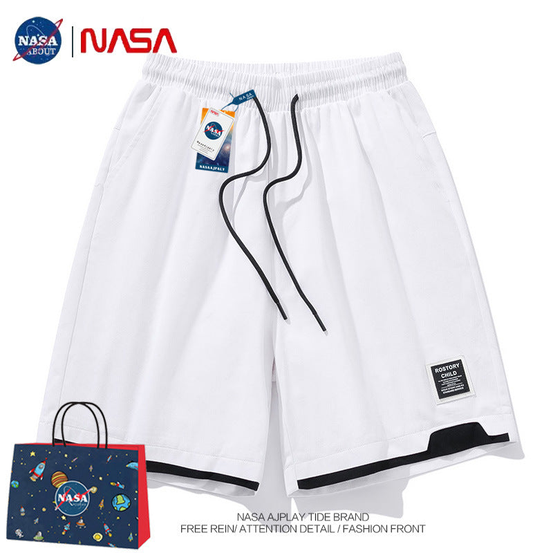 Nasa Shorts Shorts for Men Summer Fashion Brand Loose