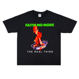 Rock Star T Shirt Printed T-shirt Short Sleeve Loose Men and Women