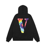 Vlone Hoodie Autumn/Winter Big V Letter Pullover Hooded