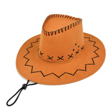 Walter White Fedora Western Cowboy Hat Men's Outdoor Sun Protection Sun Shade Retro Fedora Hat