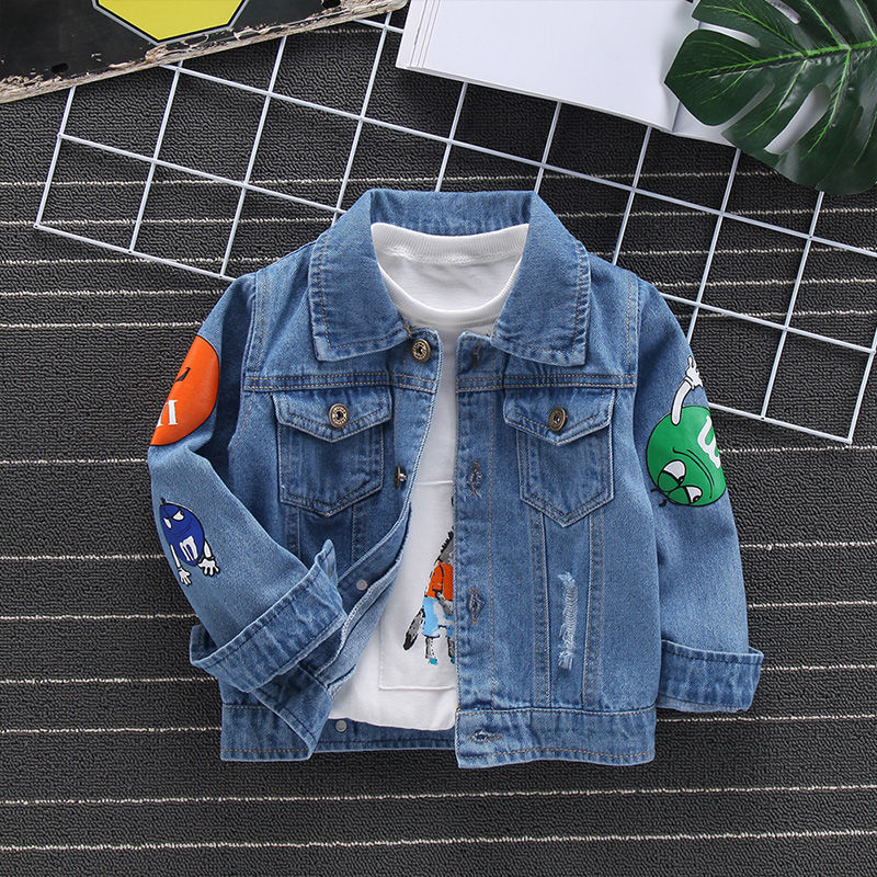 Boy Jacket Children's Clothing Boys' Denim Jacket Children's Denim Jacket Baby