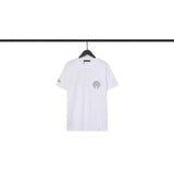 CHH Chrome Heart T Shirts Sanskrit Color Printing Loose Casual Versatile Crew Neck Short Sleeve T-Shirt