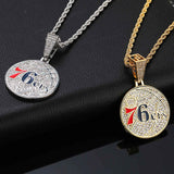 NBA Team Pendants 76ers Hip Hop