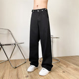 Unisex Jeans Black Jeans Autumn/Winter Casual Loose Straight Retro Pants