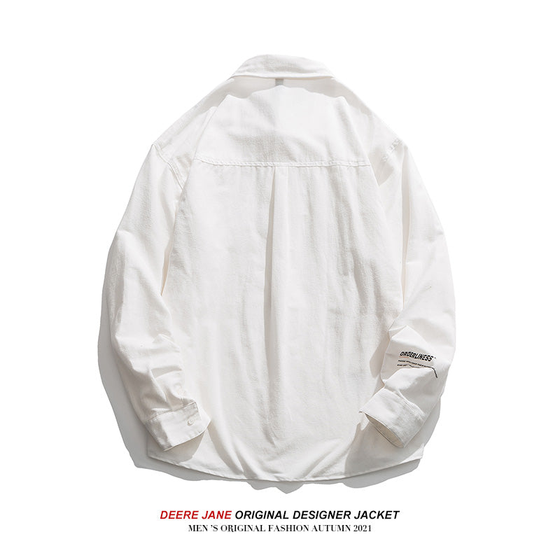 Men Long-Sleeve Shirt Men Spring Shirt Coat