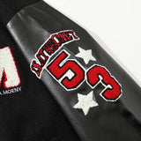 Unisex Baseball Jersey Splicing Embroidered Baseball Jacket
