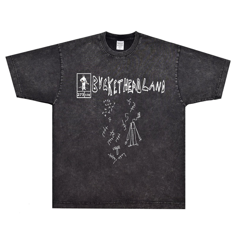 Rock Star T Shirt Buckethead Guillotine Furnace T-shirt Rock American Loose Short Sleeve
