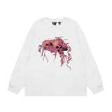 Vlone Sweatshirts Autumn/Winter Cartoon Alphabet Crew Neck Pullover