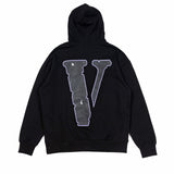 Vlone Hoodie autumn and winter big V pattern hooded sweater