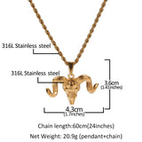 Jewelry Hip Hop Creative Necklace Jesus Pieces Royalty rapper Animal