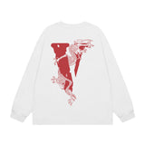 Vlone Sweatshirts Autumn and Winter Crew Neck Pullover Long Sleeves