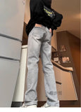 Unisex Jeans Straight Jeans Loose
