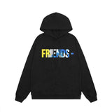 Vlone Hoodie autumn and winter gradual change big V letter