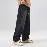 Unisex Jeans autumn and winter washing water old loose jeans