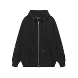 CHH Chrome Heart Hoodie Heavy Industries Embroidered Zip Sweater Hooded Jacket