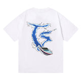 Trapstar T Shirts Trapstar Print Loose Casual Crew Neck Short Sleeve T-Shirt