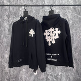 CHH Chrome Heart Hoodie Crow Tires Cotton Hooded Sweater