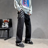 Unisex Jeans American high street straight jeans vibe casual