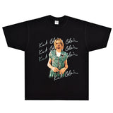 Rock Star T Shirt Kurt Cobain T-shirt American Retro High Street Loose Vintage Short Sleeve