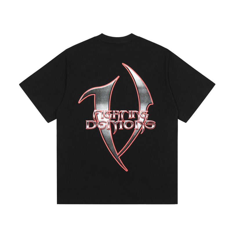 Vlone T Shirt Spring Summer Blade Letter Pattern