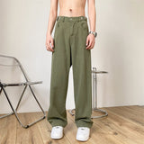 Unisex Jeans Black Jeans Autumn/Winter Casual Loose Straight Retro Pants