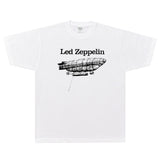Rock Star T Shirt Led Zeppelin Mothership T-shirt Band American Style Loose Printed Short Sleeve
