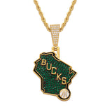 NBA Team Pendants Bucks Team Pendant Men