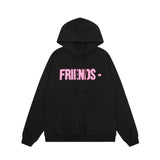 Vlone Hoodie autumn and winter pink big V letter pullover