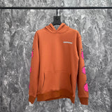CHH Chrome Heart Hoodie Chrome Hearts Autumn/Winter Croix blue matty graffiti embroidered sweater