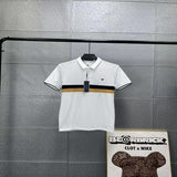 Tommy T Shirts Tommy Embroidered Men's Lapel Short Sleeve Polo Shirt Men's and Women's
