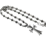 Chrome Heart Necklace Round Bead Splicing Necklace