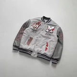 Unisex Baseball Jersey PU Leather Off-W
