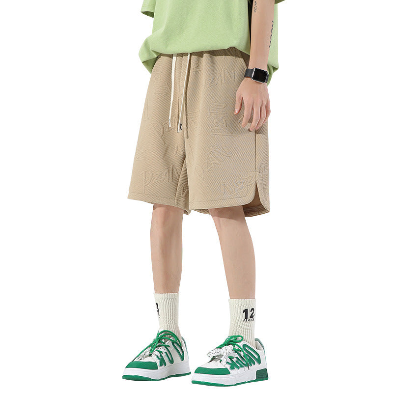 Nasa Shorts Casual Shorts Men's Summer Straight Pants Men's Trendy Loose