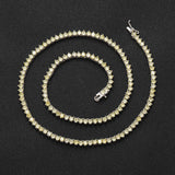 Zircon necklace tennis chain