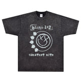 Rock Star T Shirt Blink 182 Greatest Hits T-shirt Rock Band American Retro Loose Short Sleeve