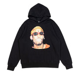 Vlone Hoodie Autumn/Winter Portrait Pattern Hooded Sweater